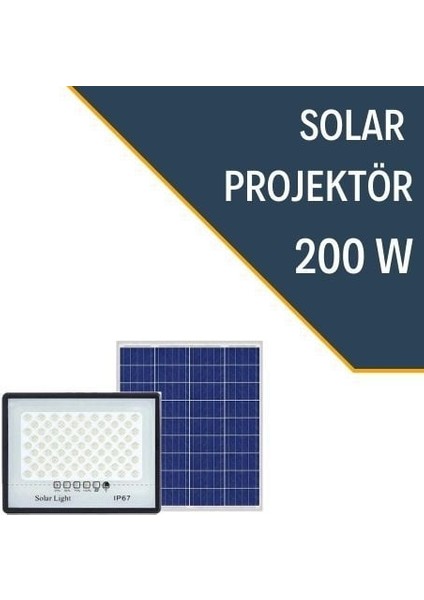 200W Solar Projektör