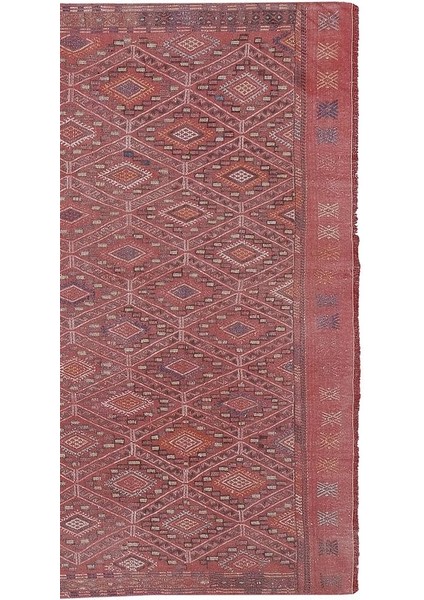 Etnik Bulvar El Dokuma Karapınar Yöresi Geometrik Desenli kilim 155 x 230 cm