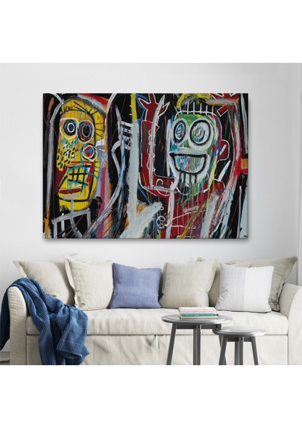 Dekoratif Kanvas Tablo Duvar Dekoru Patmala Boom Eseri Jean Michel Basquiat 5032 Bungknv