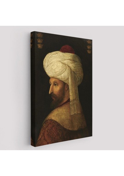 Dekoratif Kanvas Tablo Duvar Dekoru Fatih Sultan Mehmed Han Portresi 6409 Bungknv