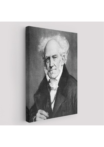 Dekoratif Kanvas Tablo Duvar Dekoru Arthur Schopenhauer Portre 6266 Bungknv