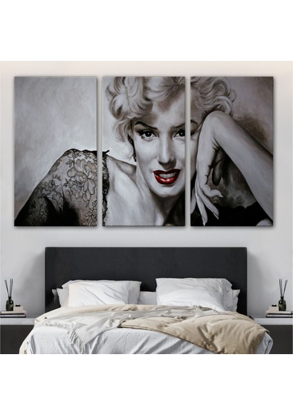 Dekoratif Kanvas Tablo Duvar Dekoru Marilyn Monroe ve Güzelliği 6610 Bungknv