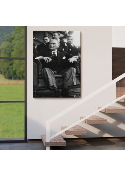Dekoratif Kanvas Tablo Duvar Dekoru Mustafa Kemal Atatürk Portresi Cş71 Bungknv