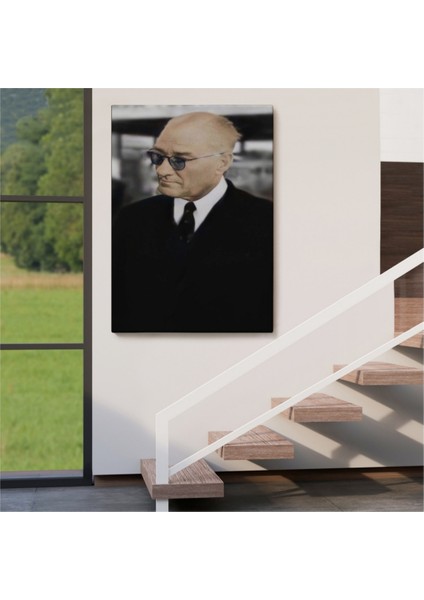 Dekoratif Kanvas Tablo Duvar Dekoru Mustafa Kemal Atatürk Portresi FF130 Bungknv