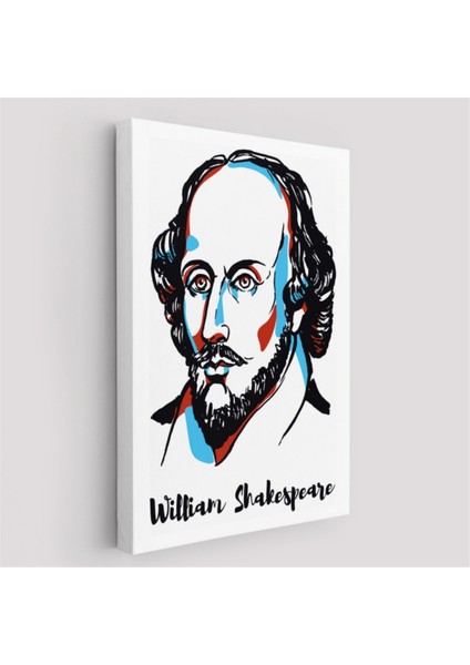 Dekoratif Kanvas Tablo Duvar Dekoru William Shakespeare Şair Yazar 5968 Bungknv