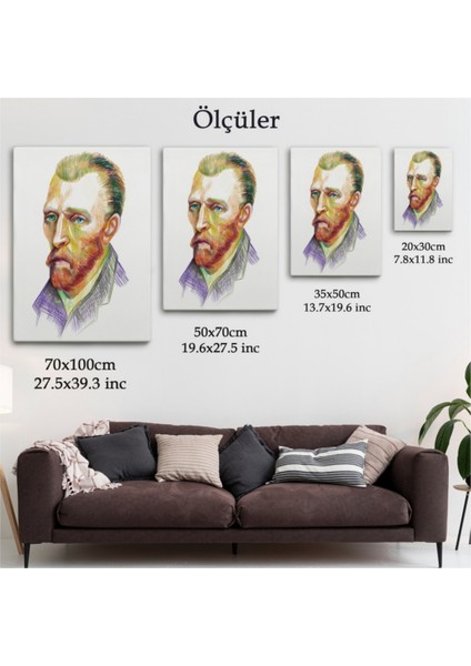 Dekoratif Kanvas Tablo Duvar Dekoru Ressam Vincent Van Gogh 5967 Bungknv