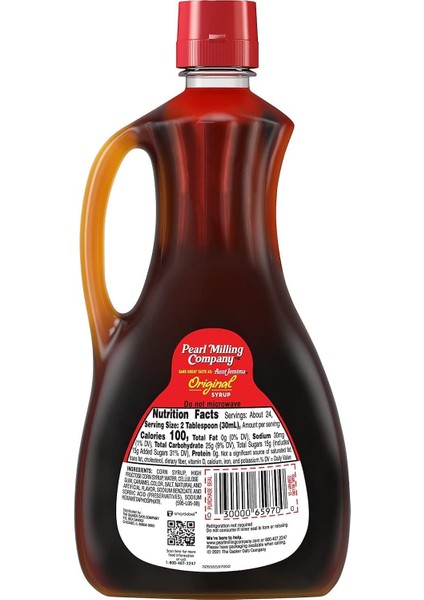 Milling Company Aunt Jemima Original Pancake Syrup 710 gr