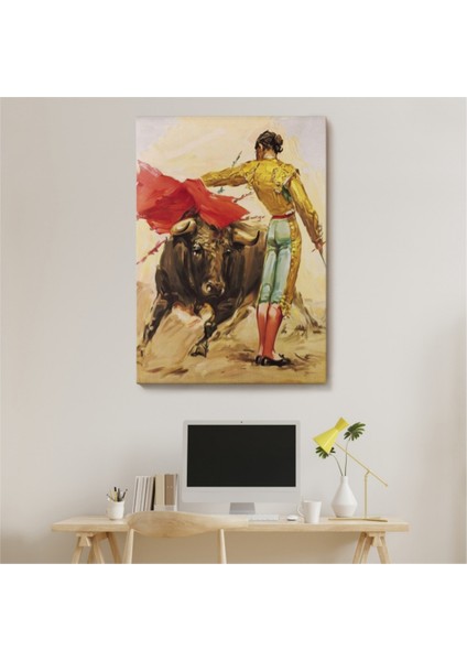 Dekoratif Kanvas Tablo Duvar Dekoru Ispanyol Matador Modern 6250 Bungknv