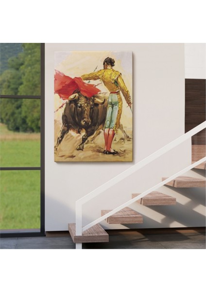 Dekoratif Kanvas Tablo Duvar Dekoru Ispanyol Matador Modern 6250 Bungknv