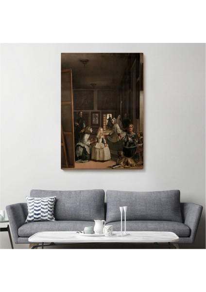 Dekoratif Kanvas Tablo Duvar Dekoru Klasik Sanat Tablo Las Meninas-Diego Velázquez 5243 Bungknv