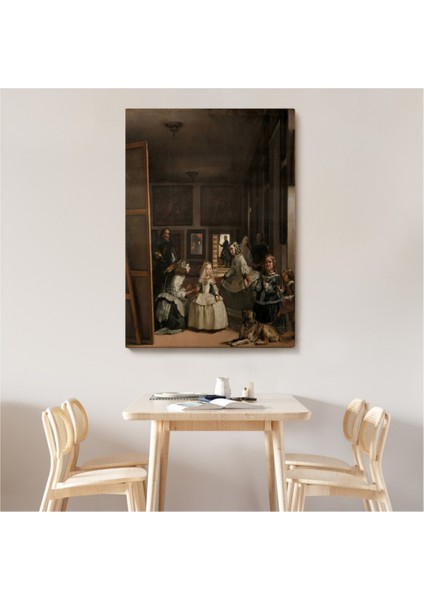 Dekoratif Kanvas Tablo Duvar Dekoru Klasik Sanat Tablo Las Meninas-Diego Velázquez 5243 Bungknv