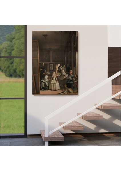 Dekoratif Kanvas Tablo Duvar Dekoru Klasik Sanat Tablo Las Meninas-Diego Velázquez 5243 Bungknv