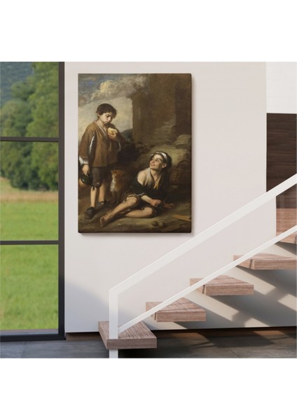 Dekoratif Kanvas Tablo Duvar Dekoru Argolla Oyununa Davet Esteban Murillo 6290 Bungknv