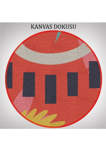 Dekoratif Kanvas Tablo Duvar Dekoru Gözleri Olan Soyut 3'lü Set Modern AL12 Bungknv