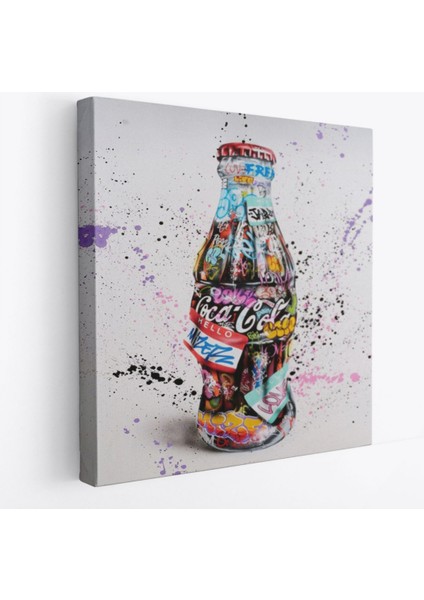 Dekoratif Kanvas Tablo Duvar Dekoru Graffiti Sokak Sanatı Kola Banksy 5346 Bungknv