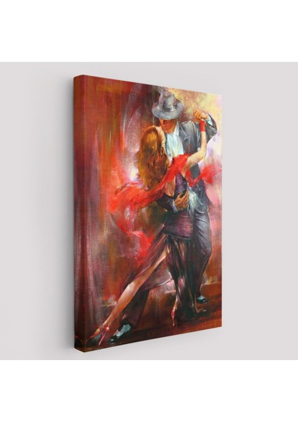 Dekoratif Kanvas Tablo Duvar Dekoru Tango Argentino Tango Yapan Çift 6418 Bungknv