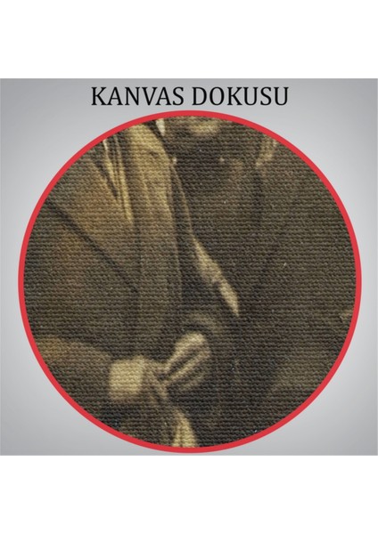 Dekoratif Kanvas Tablo Duvar Dekoru Mustafa Kemal Atatürk'ün Anadolu'yu Ziyareti Cü74 Bungknv