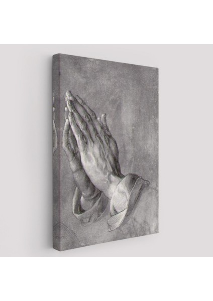 Dekoratif Kanvas Tablo Duvar Dekoru Praying Hands Dua Eden Eller Albrecht Dürer 6342 Bungknv