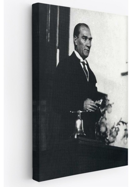 Dekoratif Kanvas Tablo Duvar Dekoru Mustafa Kemal Atatürk Portresi FY148 Bungknv