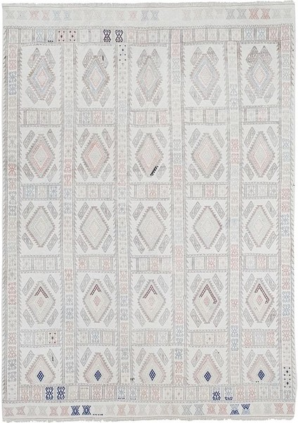 El Dokuma Karapınar Yöresi Geometrik Desenli kilim 156 x 216 cm