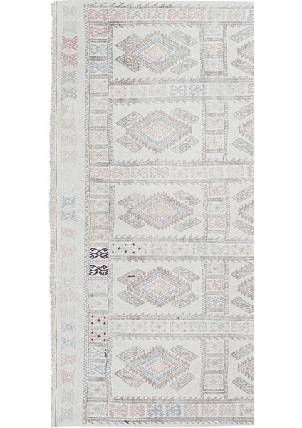 El Dokuma Karapınar Yöresi Geometrik Desenli kilim 156 x 216 cm