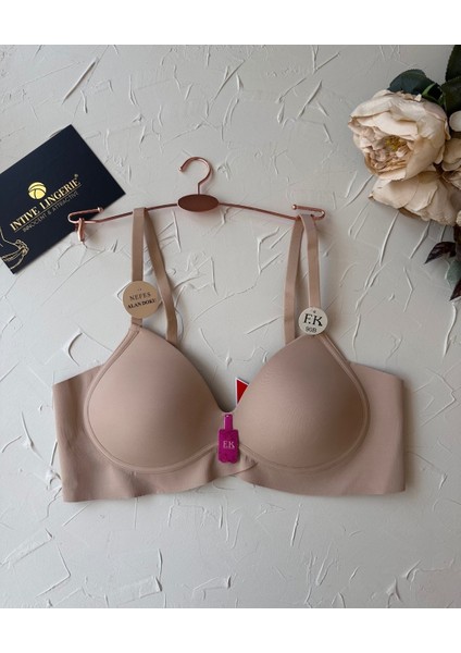 Ithal Hafif Destekli Nefes Alabilir Dikişsiz Seamless V Yaka Günlük Sütyen -508