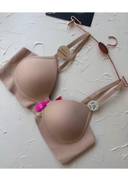 Ithal Hafif Destekli Nefes Alabilir Dikişsiz Seamless V Yaka Günlük Sütyen -508 fiyatları