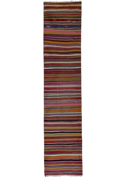 El Dokuma Kilim Yolluk 77 x 348 cm