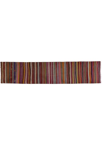 El Dokuma Kilim Yolluk 77 x 348 cm