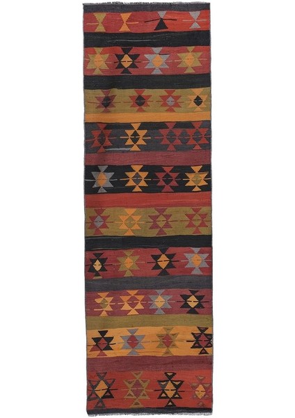 El Dokuma Kilim Yolluk 92 x 287 cm