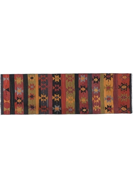 El Dokuma Kilim Yolluk 92 x 287 cm