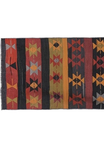 El Dokuma Kilim Yolluk 92 x 287 cm