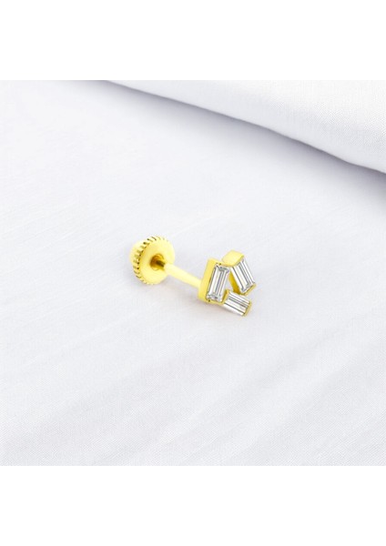 Altın Baget Helix Piercing