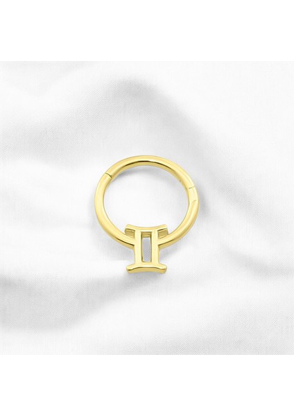 Altın Ikizler Burcu Halka Helix Piercing
