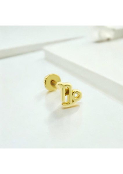 Altın Oğlak Burcu Helix Piercing