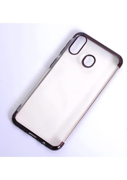 Galaxy M20 Kılıf Dört Köşeli Lazer Silikon Kılıf