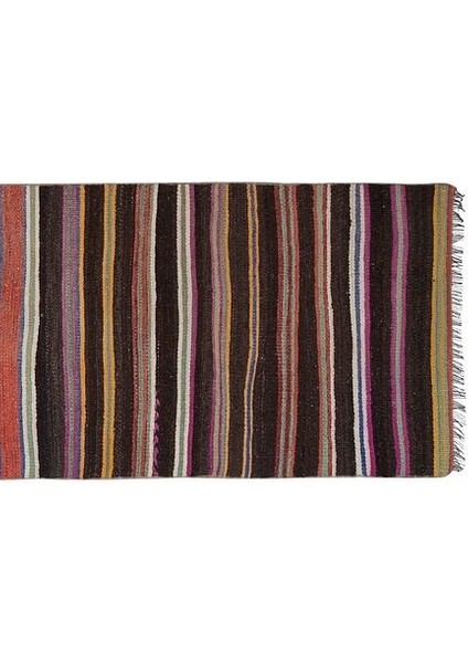 Çizgili El Dokuma Kilim Yolluk 72 x 328 cm