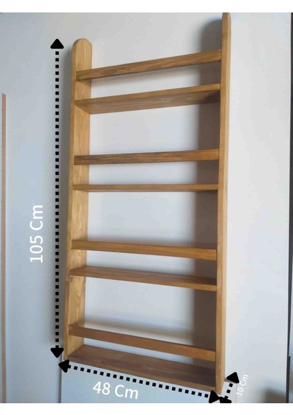 Çocuk Odası Montessori Kitaplık, Kurulumu Yapılmış, Vernikli modelleri