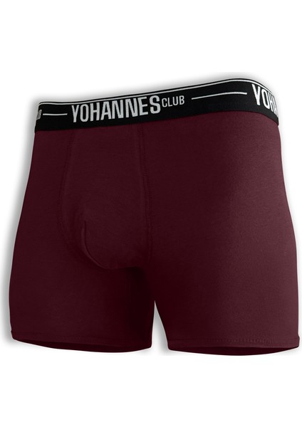 Yohannes Club Yohannesclub,erkek, Özel Bölmeli Pamuklu Boxer,bordo, Zeytin Yeşili, Saks Mavisi, Gri Melanj, Antrasit, 5'li Paket