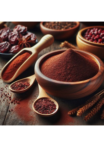 Doğal Gurme Serisi Sumak Öğütülmüş, Toz Sumak Ev Yapımı Tadında 180GR