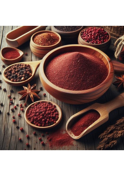 Doğal Gurme Serisi Sumak Öğütülmüş, Toz Sumak Ev Yapımı Tadında 180GR fiyatları