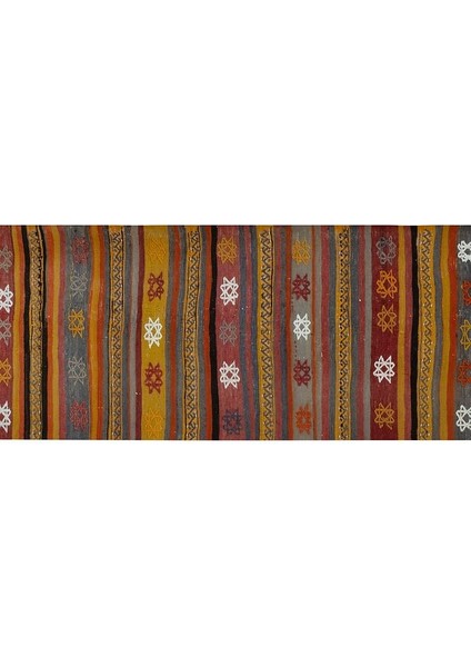 Çizgili El Dokuma Kilim Yolluk 70 x 275 cm