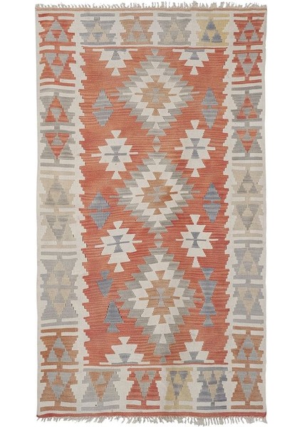 El Dokuma Kayseri Yöresi Geometrik DESENLI KILIM105 x 171CM