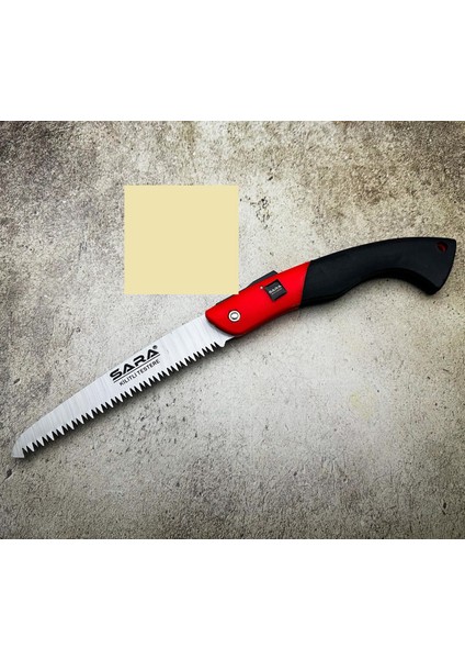 Katlanır Testere Bileşimli Bıcak Kilit Sistemli 180 mm Ergonomik