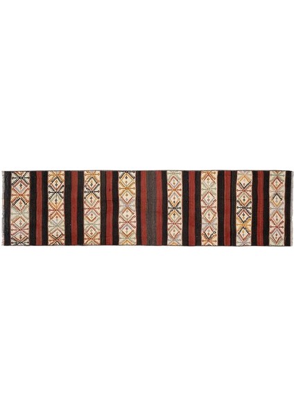 Etnik Bulvar El Dokuma Kilim Yolluk 64 X 223 Cm