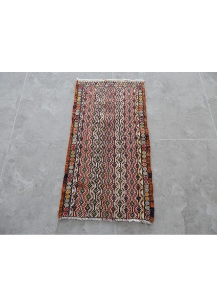 El Dokuma Kilim Yün Yastık