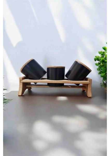 3 Lü Standlı Baharatlık
