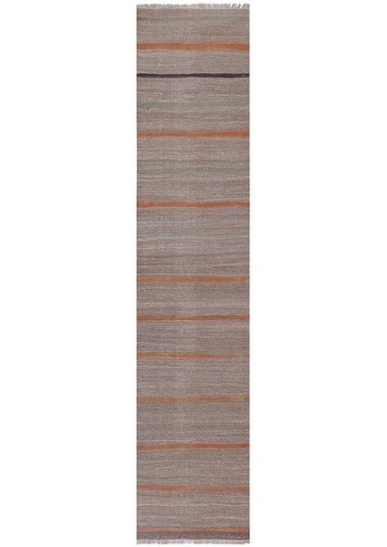 Çizgili El Dokuma Kilim Yolluk 70 x 304 cm