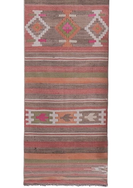 El Dokuma Kilim Yolluk 75 x 353 cm