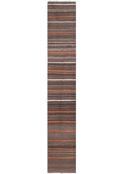 Çizgili El Dokuma Kilim Yolluk 56 x 340 cm